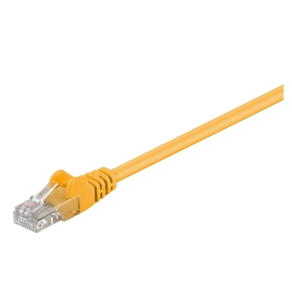 CAT 5e, U/UTP Patchkabel, (Gelb) 10m