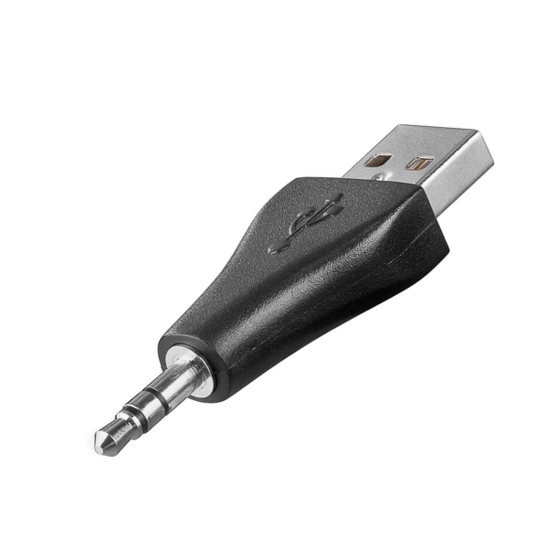 USB - Klinke Adapter : USB A Stecker an 3,5mm Stecker