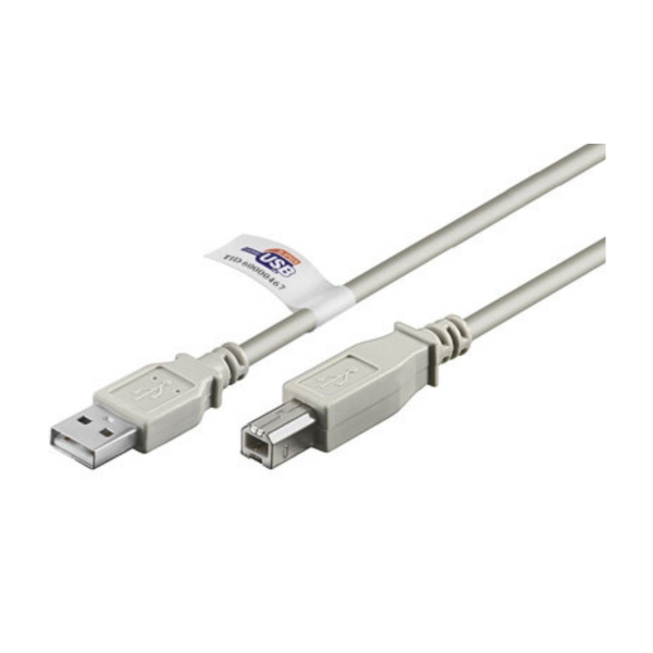 USB 2.0 Hi-Speed Kabel A Stecker / B Stecker 5m