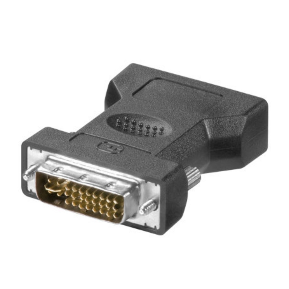 Adapter DVI (24+5) Stecker > 15pol VGA HD-Buchse