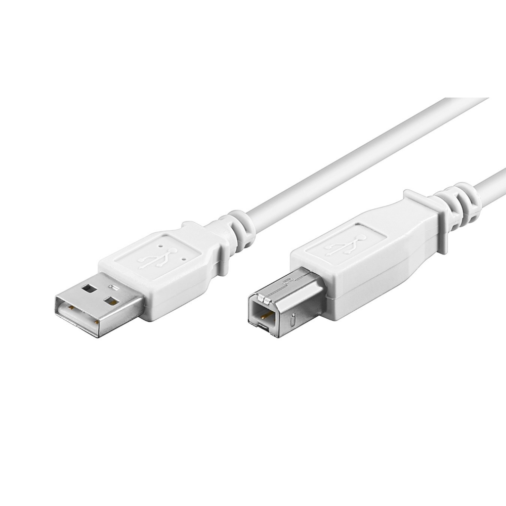 USB 2.0 Hi-Speed Druckerkabel A-Stecker auf B-Stecker 3m goobay