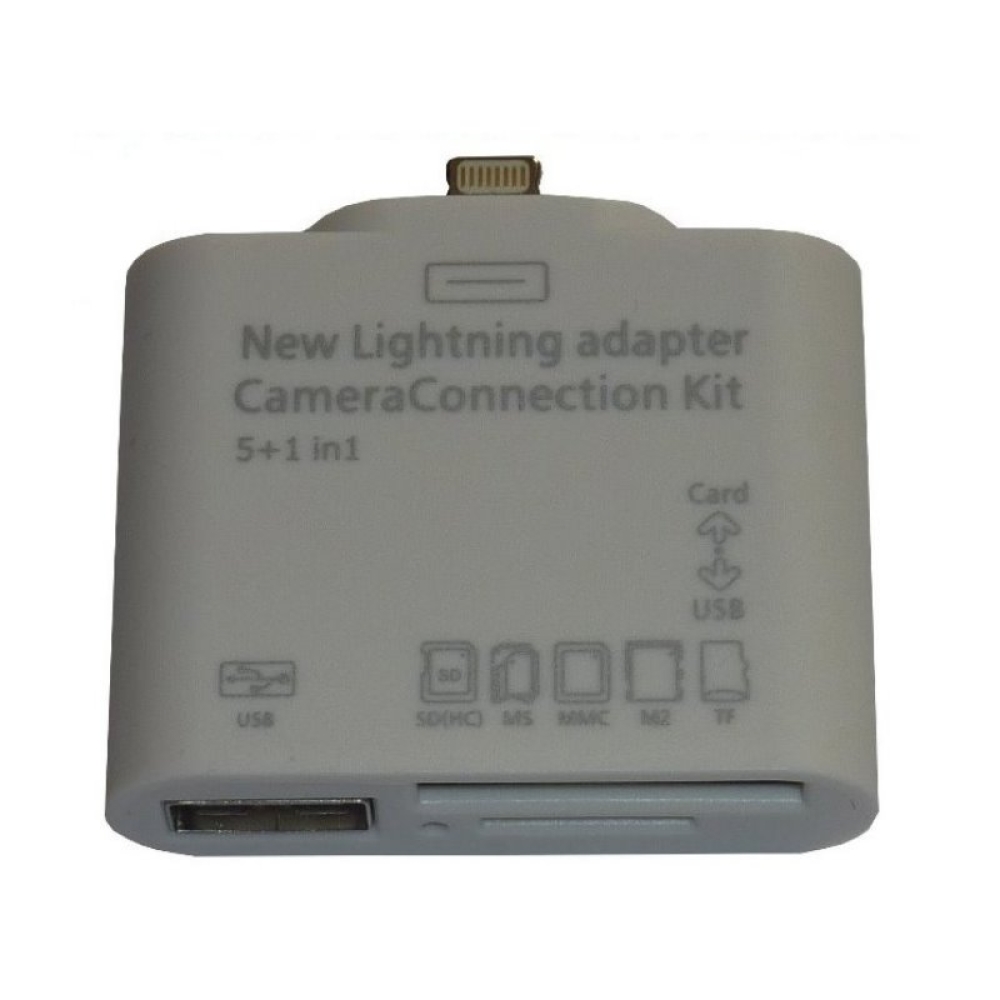 Lightning Adapter Connection Kit 5 in 1 Kartenleser für iPad 4, iPad Mini