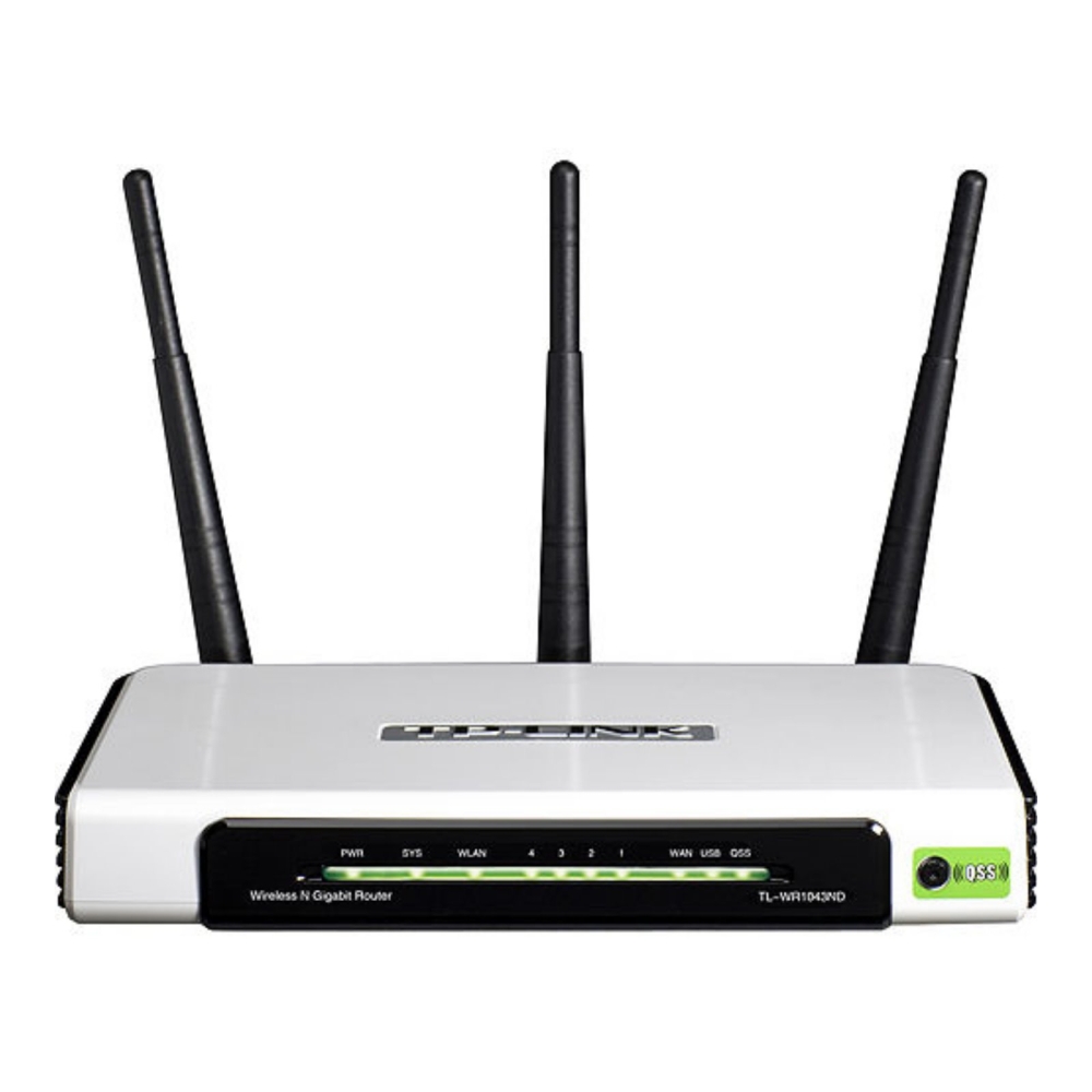 TP-Link TL-WR1043ND 300Mbps WLAN Router 4-Port Gigabit LAN